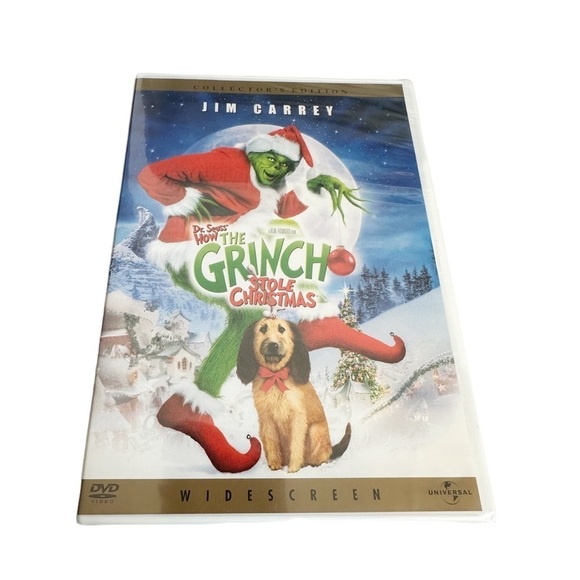 Dr. Seuss' How the Grinch Stole Christmas Live Action Widescreen DVD - Picture 1 of 2